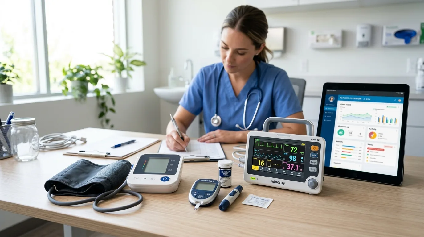 Clinical monitoring setup for tracking tesamorelin side effects and adverse reactions in patient care